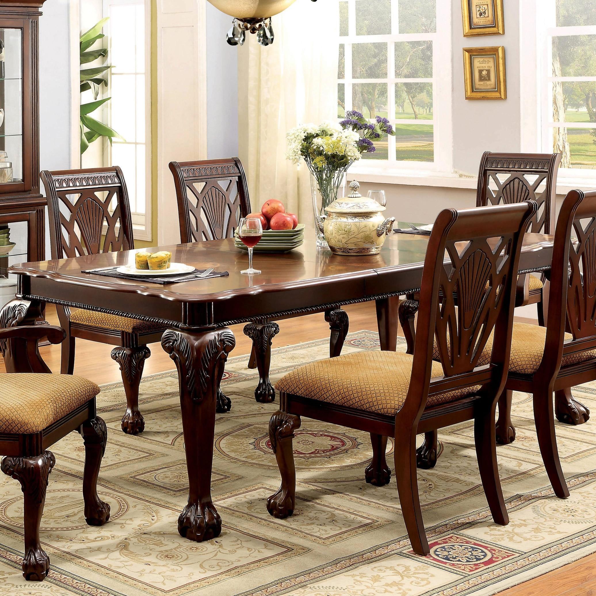 Furniture of America Petersburg Dining Table CM3185T IMAGE 1